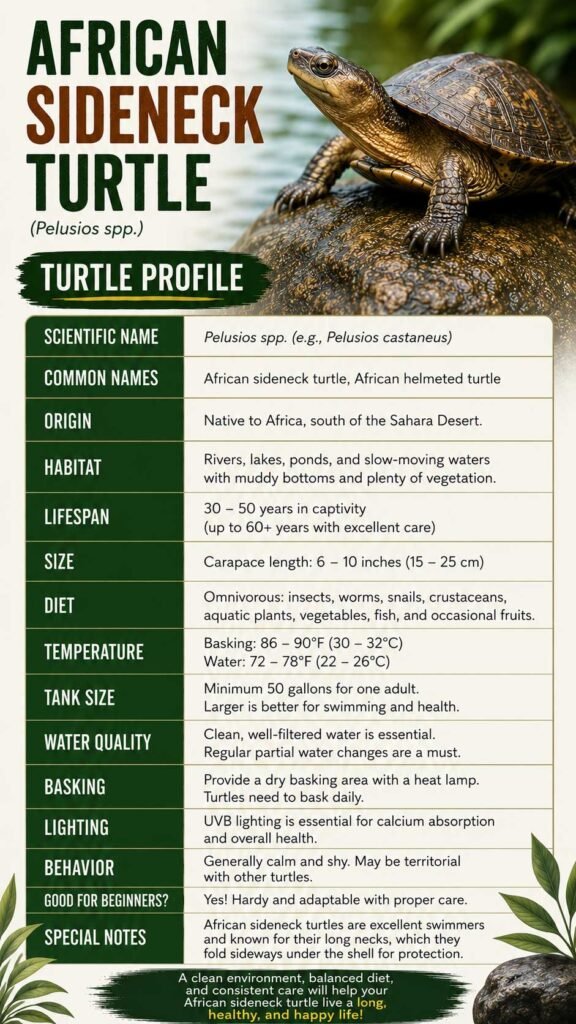 African Sideneck Turtle Info