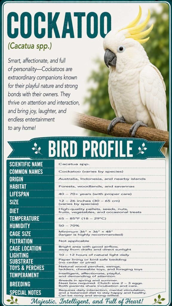 Cockatoo Info