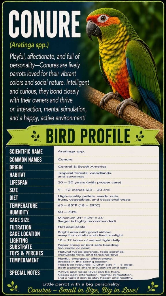 Conure Info