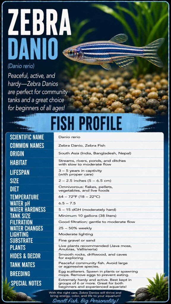 Zebra Danio Info