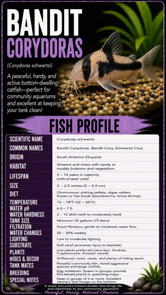 Bandit Corydoras Info
