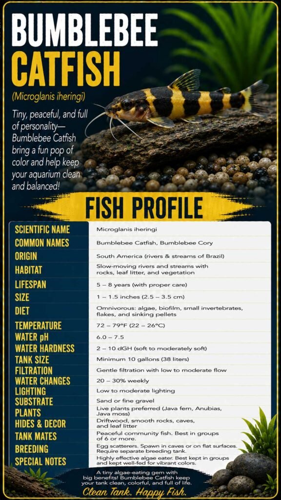 Bumblebee Catfish Info