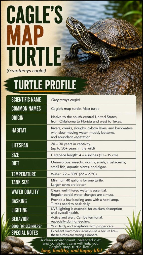 Cagles Map Turtle Info