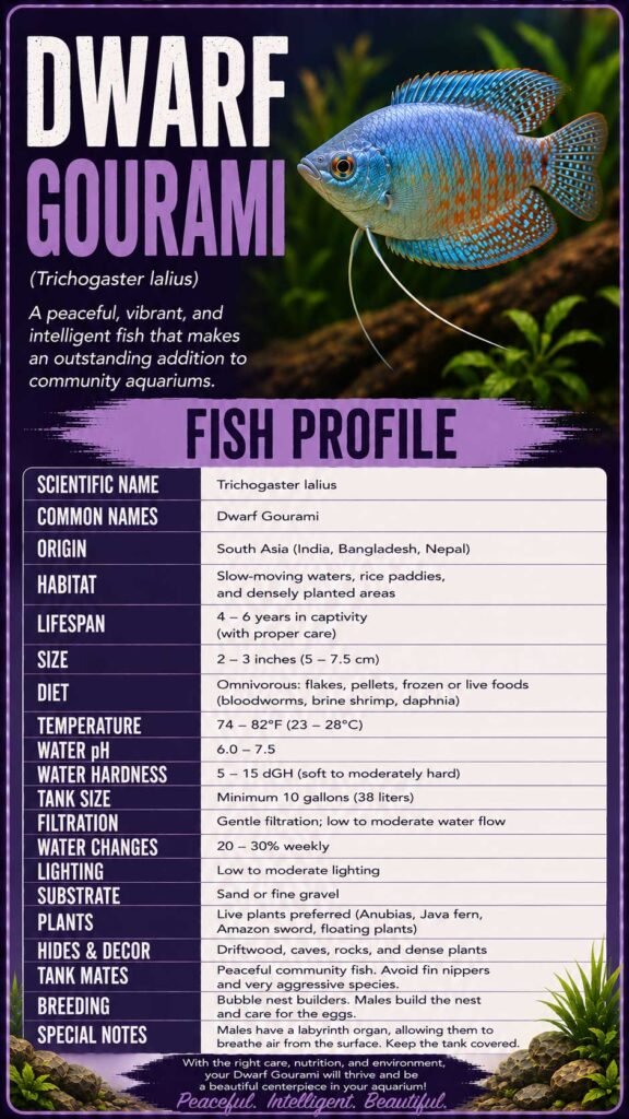 Dwarf Gourami Info