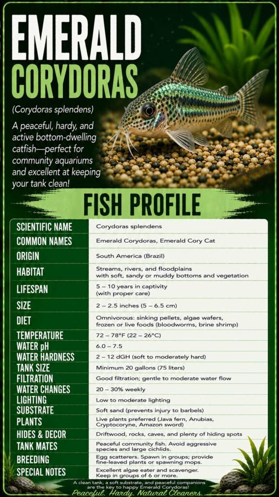 Emerald Corydoras Info