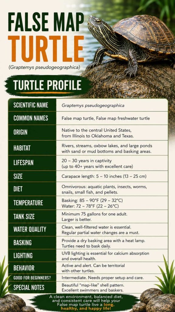 False Map Turtle Info