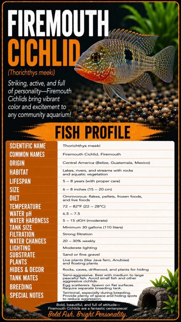 Firemouth Cichlid Info