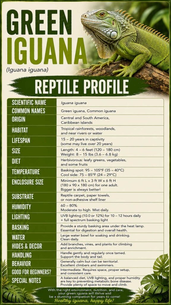Green Iguana Info