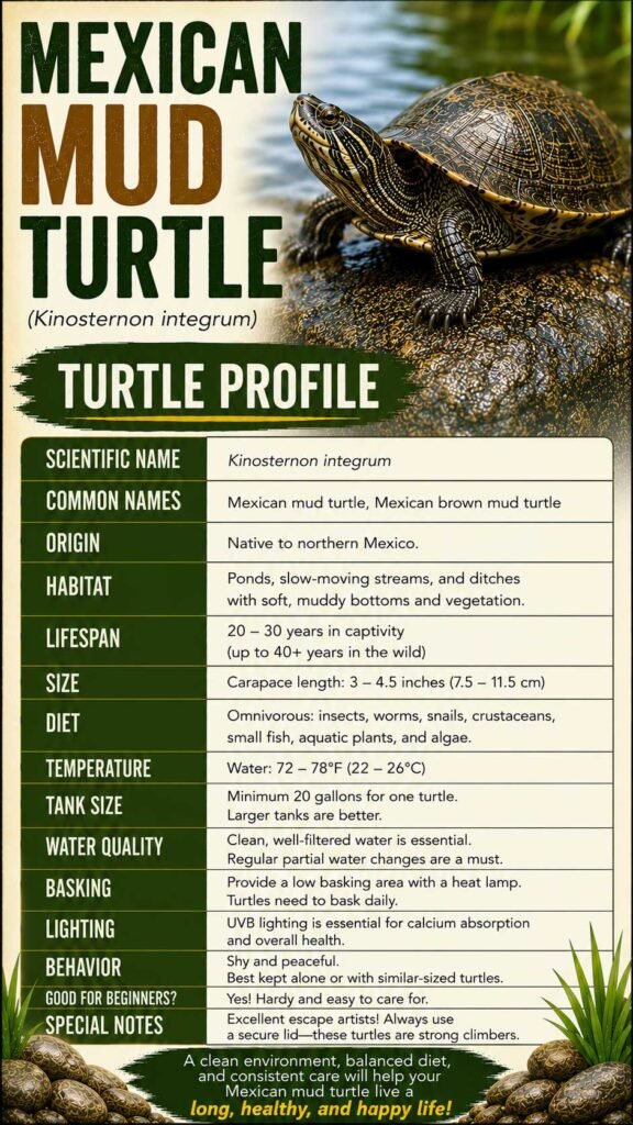 Mexican Mud Turtle Info