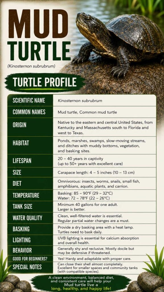 Mud Turtle Info