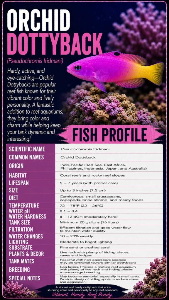 Orchid Dottyback Info