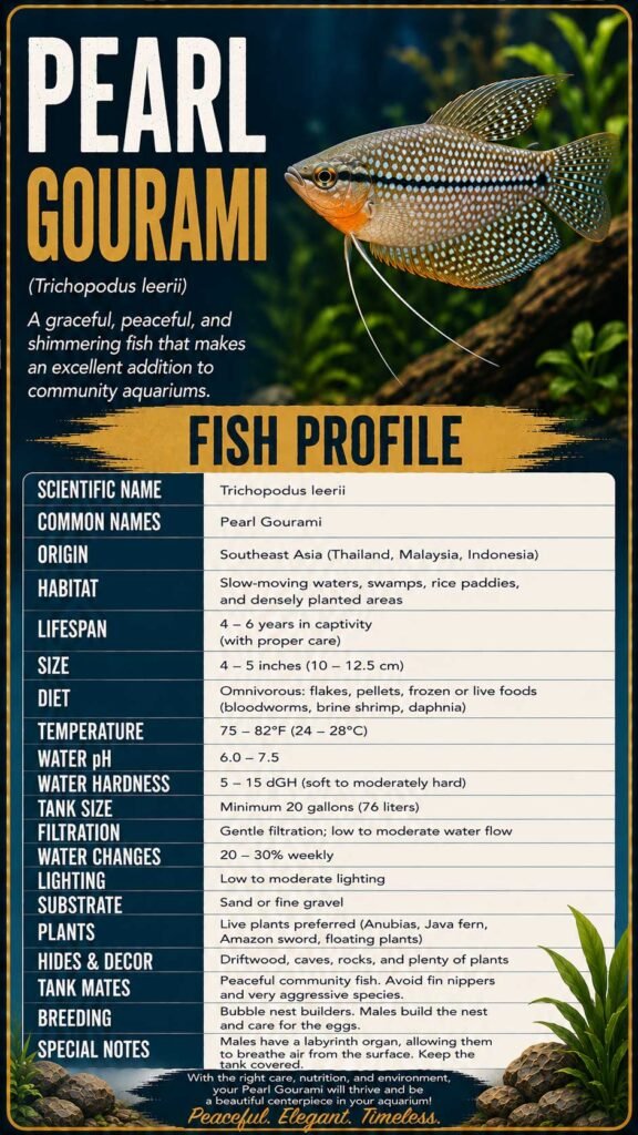 Pearl Gourami Info