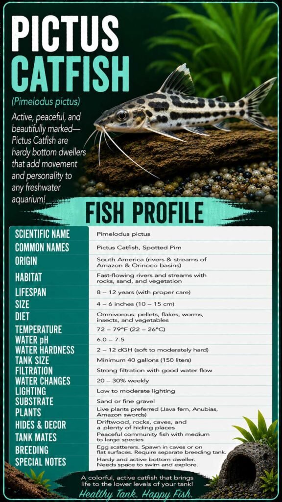 Pictus Catfish Info