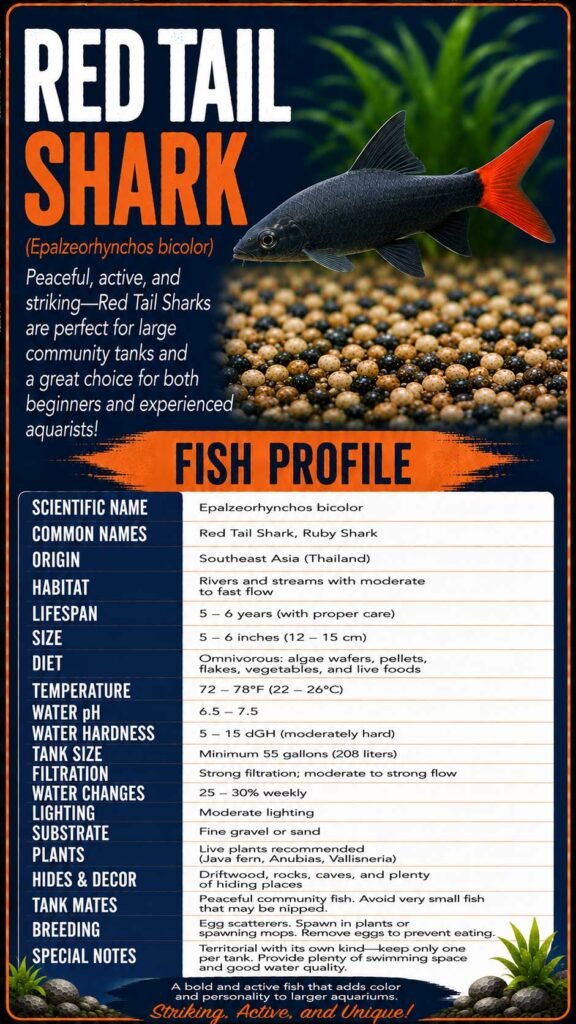 Red Tail Shark Info