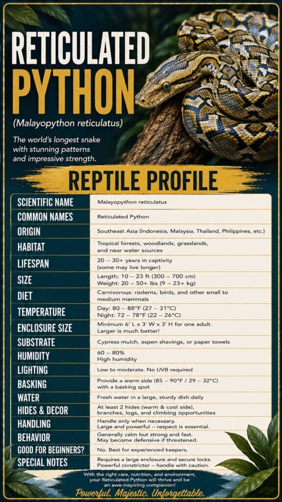 Reticulated Python Info