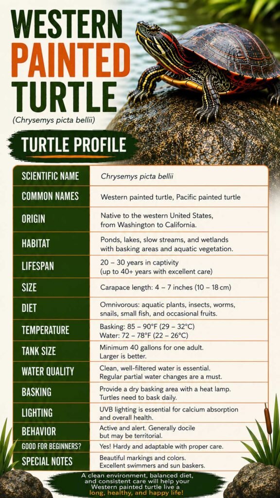 Western Painted Turtle Info