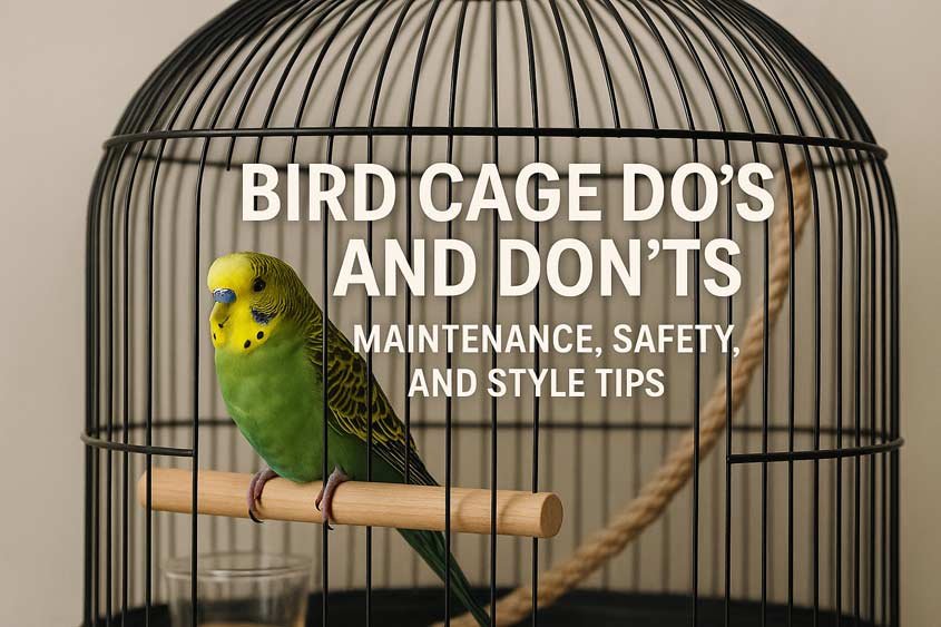 Bird Cage Do’s and Don’ts: Maintenance, Safety, and Style Tips