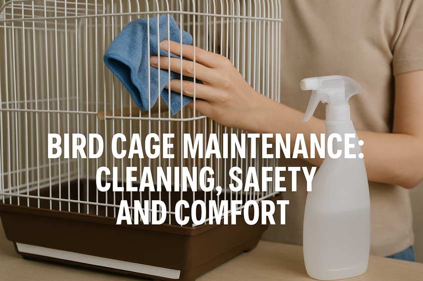 Bird Cage Maintenance: Cleaning, Safety, and Comfort