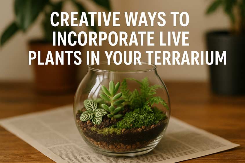 Creative Ways to Incorporate Live Plants in Your Terrarium