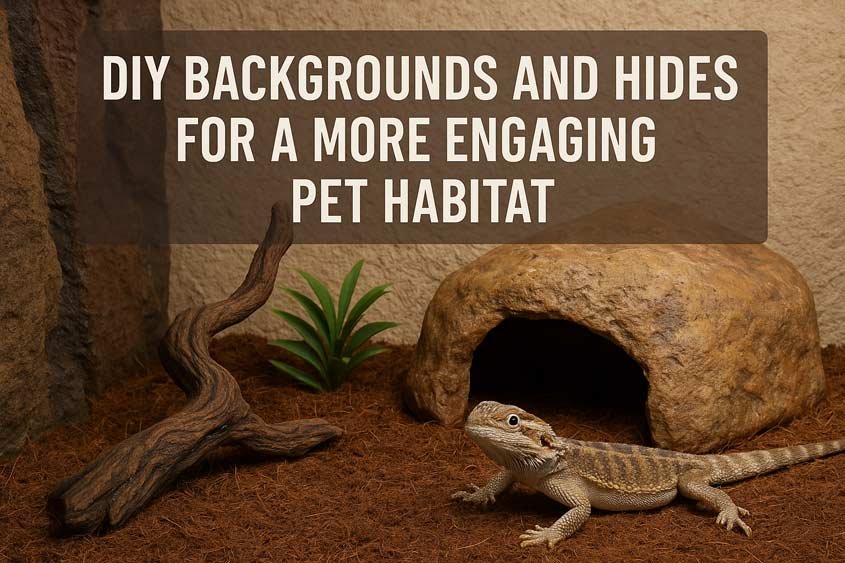 DIY Backgrounds and Hides for a More Engaging Pet Habitat