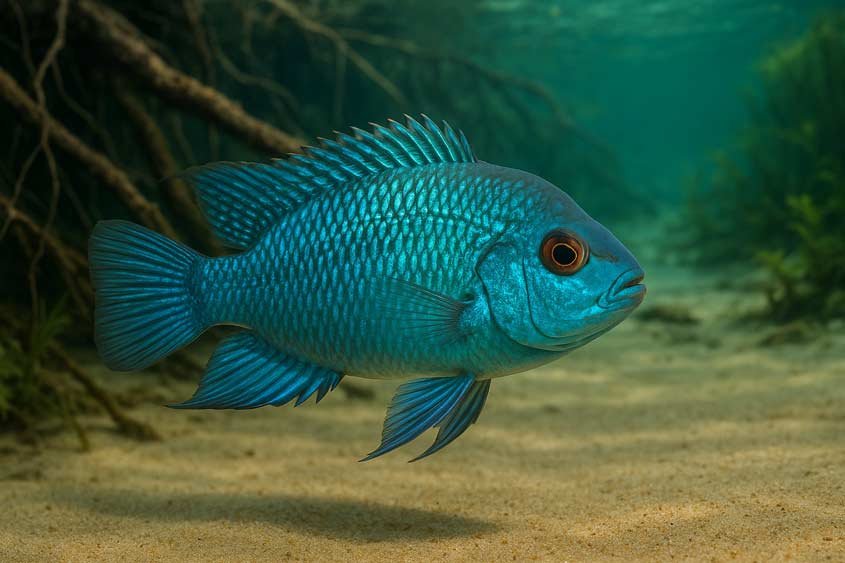 Electric Blue Acara