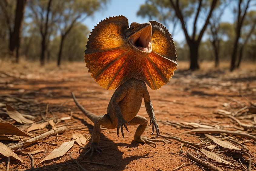 Frilled Lizard