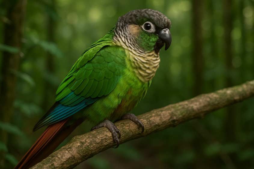 Green-Cheeked Conure