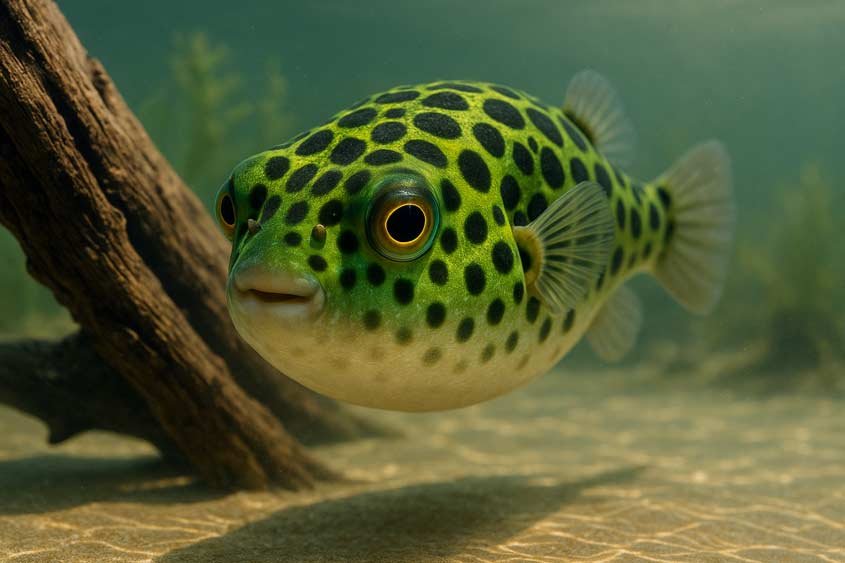 Green Spotted Puffer