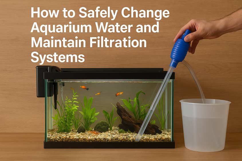 How to Safely Change Aquarium Water and Maintain Filtration Systems