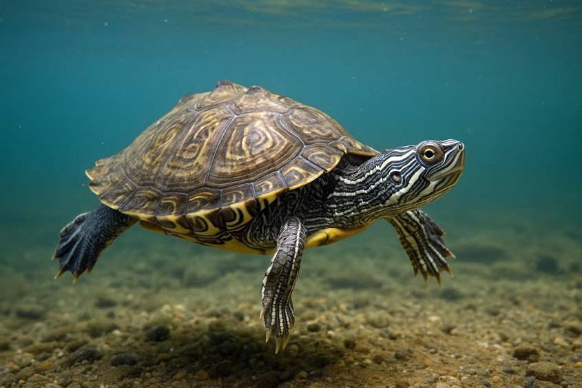 Mississippi Map Turtle