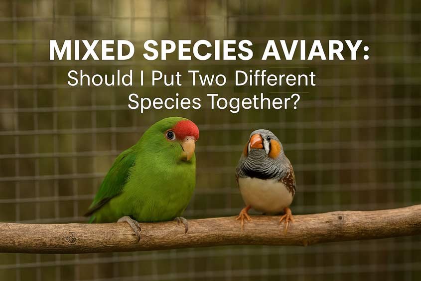 Mixed Species Aviary: Should I Put Two Different Species Together?