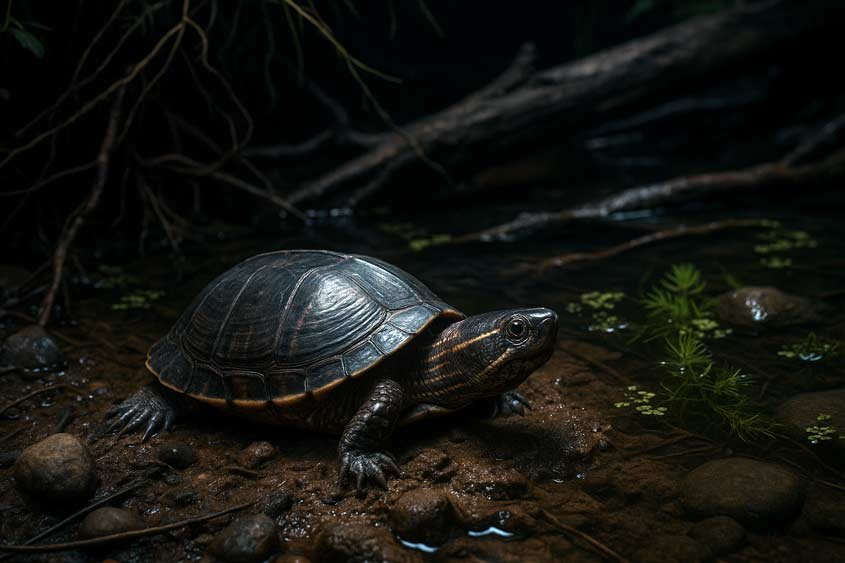 Stripe-Necked Musk Turtle