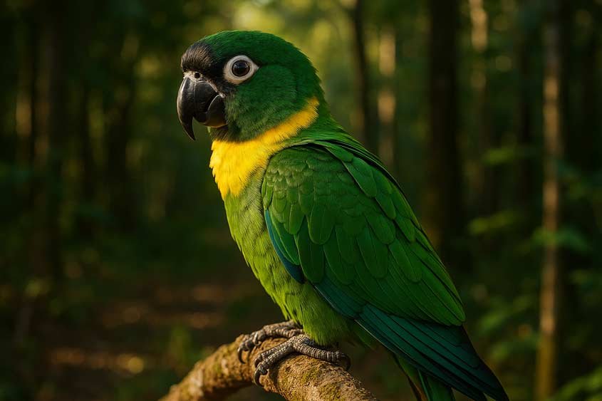 Yellow-collared Macaw